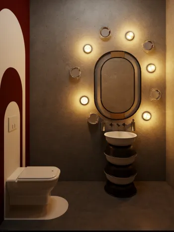 Интерьер ванной  смотреть на Basicdecor