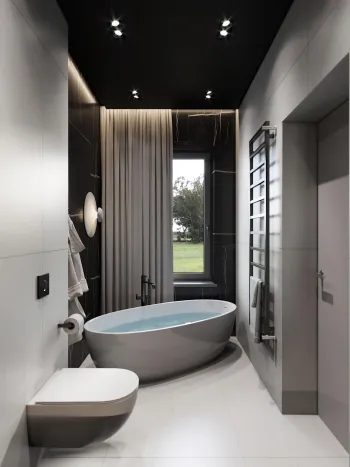 Интерьер ванной  смотреть на Basicdecor