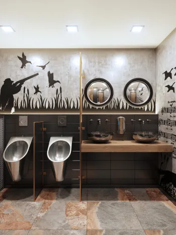 Интерьер ванной в современном стиле смотреть на Basicdecor