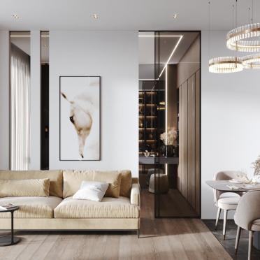 Интерьер гостиной в современном стиле смотреть на Basicdecor