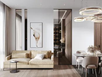 Интерьер гостиной в современном стиле смотреть на Basicdecor