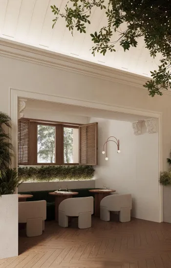 Интерьер кафе и ресторана  смотреть на Basicdecor