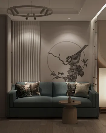 Интерьер гостиной  смотреть на Basicdecor