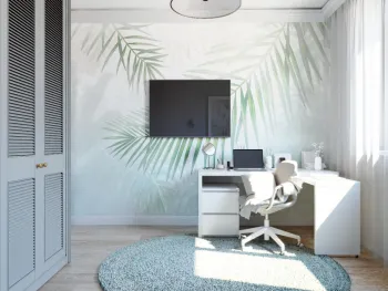 Интерьер c рабочим местом  смотреть на Basicdecor