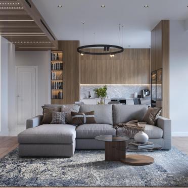 Интерьер гостиной  смотреть на Basicdecor