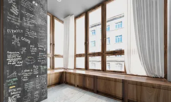 Интерьер с балконом  смотреть на Basicdecor