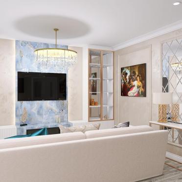 Интерьер гостиной  смотреть на Basicdecor