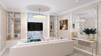 Интерьер гостиной  смотреть на Basicdecor