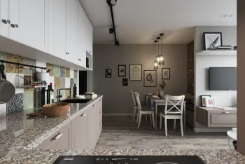 Интерьер кухни в современном стиле смотреть на Basicdecor
