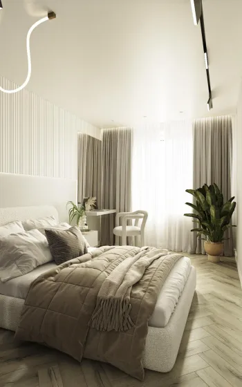 Интерьер спальни  смотреть на Basicdecor
