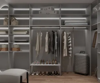 Интерьер гардеробной  смотреть на Basicdecor