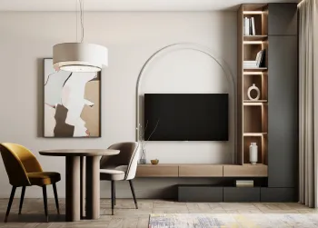 Интерьер гостиной  смотреть на Basicdecor