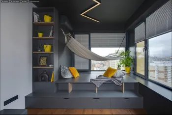 Интерьер детской с жалюзи  смотреть на Basicdecor