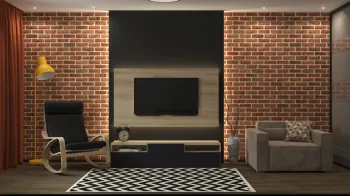 Интерьер гостиной в современном стиле смотреть на Basicdecor