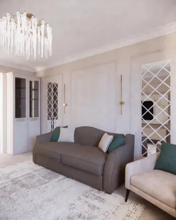 Интерьер гостиной  смотреть на Basicdecor