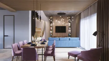 Интерьер гостиной  смотреть на Basicdecor