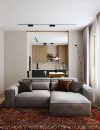 Интерьер гостиной в современном стиле смотреть на Basicdecor