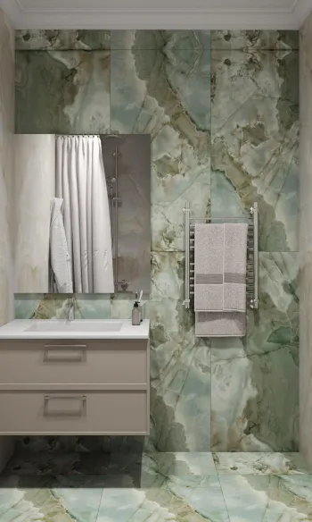 Интерьер ванной  смотреть на Basicdecor