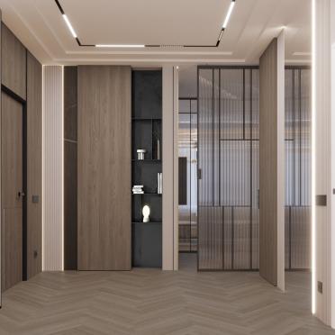 Интерьер прихожей c подсветкой  смотреть на Basicdecor