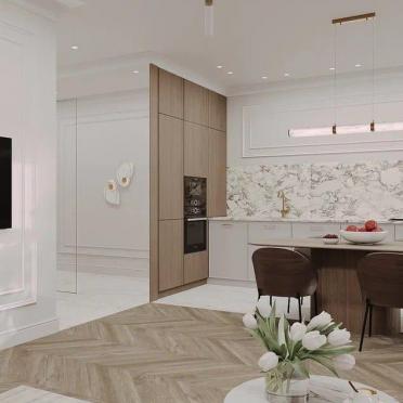 Интерьер кухни в современном стиле смотреть на Basicdecor