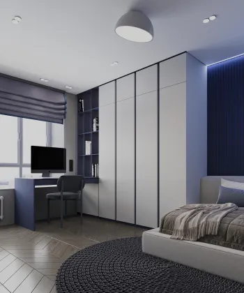 Интерьер детской c подсветкой  смотреть на Basicdecor