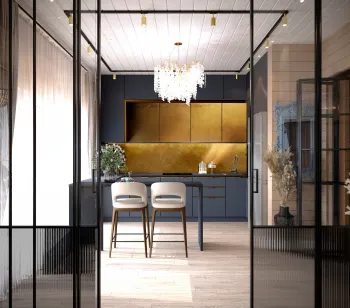 Интерьер кухни в средиземноморском смотреть на Basicdecor