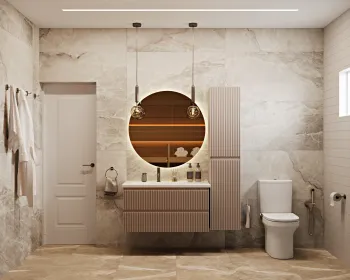 Интерьер ванной  смотреть на Basicdecor