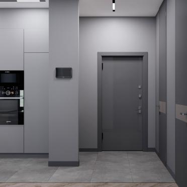 Интерьер прихожей c подсветкой в современном стиле смотреть на Basicdecor