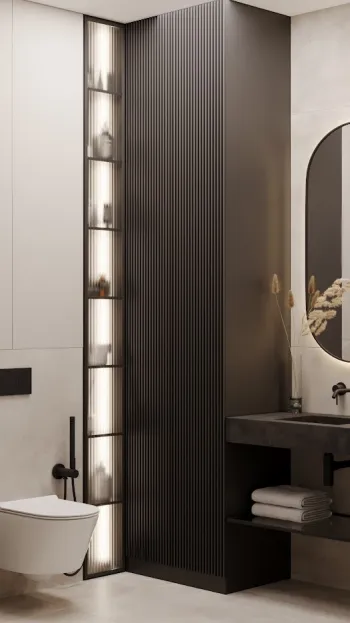 Интерьер ванной  смотреть на Basicdecor