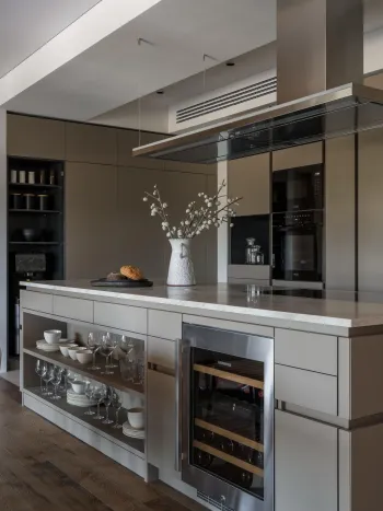 Интерьер кухни в современном стиле смотреть на Basicdecor