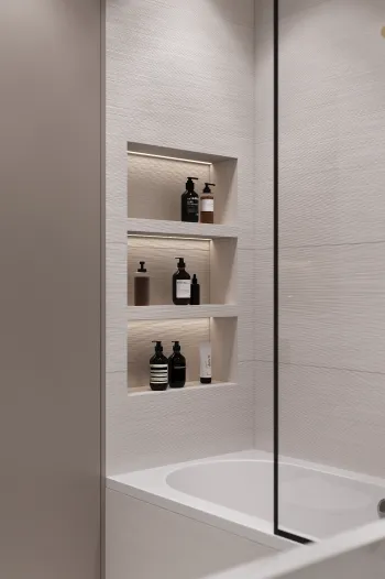 Интерьер ванной  смотреть на Basicdecor