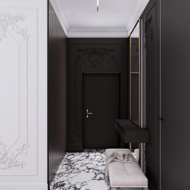 Интерьер с проходной и каретной стяжкой  смотреть на Basicdecor