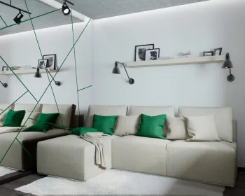 Интерьер гостиной в современном стиле смотреть на Basicdecor