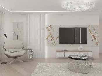 Интерьер гостиной  смотреть на Basicdecor