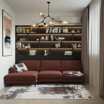 Интерьер гостиной в современном стиле смотреть на Basicdecor