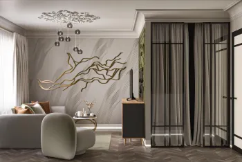 Интерьер гостиной  смотреть на Basicdecor