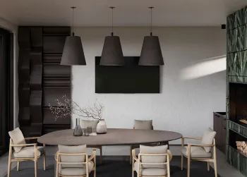 Интерьер столовой  смотреть на Basicdecor