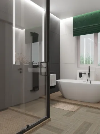 Интерьер ванной  смотреть на Basicdecor