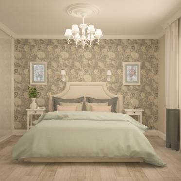 Интерьер спальни в стиле фьюжн смотреть на Basicdecor