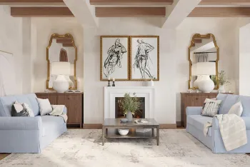 Интерьер гостиной  смотреть на Basicdecor