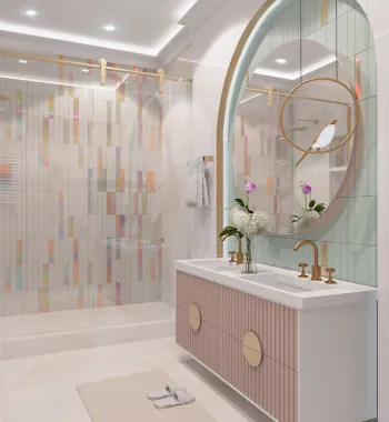 Интерьер ванной в неоклассике смотреть на Basicdecor