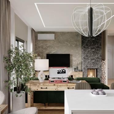 Интерьер гостиной  смотреть на Basicdecor