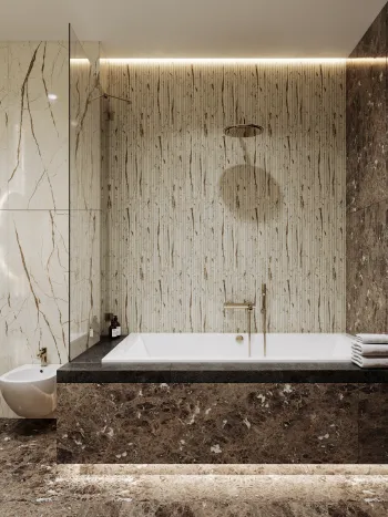 Интерьер ванной  смотреть на Basicdecor