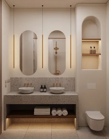 Интерьер ванной  смотреть на Basicdecor