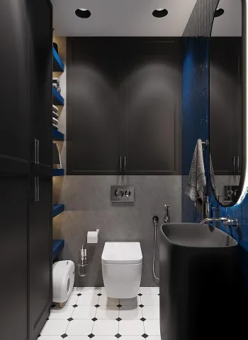 Интерьер ванной  смотреть на Basicdecor