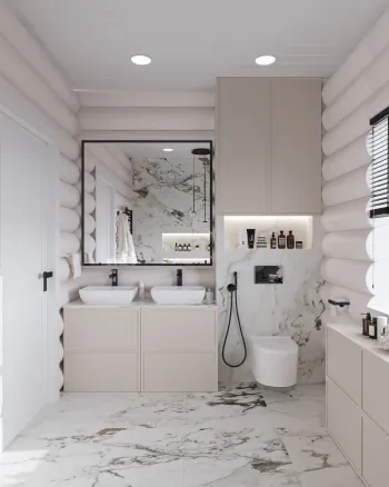 Интерьер ванной  смотреть на Basicdecor