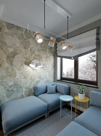 Интерьер cветильниками над столом в современном стиле смотреть на Basicdecor