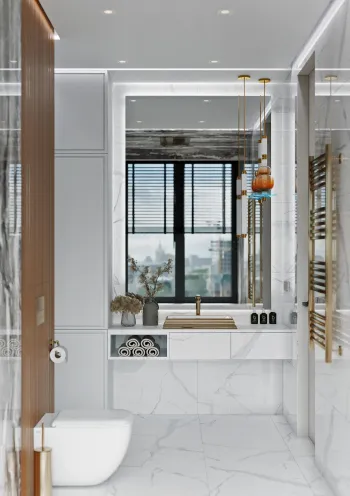 Интерьер ванной  смотреть на Basicdecor