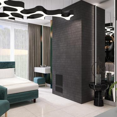 Интерьер спальни c подсветкой  смотреть на Basicdecor