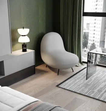 Интерьер спальни  смотреть на Basicdecor